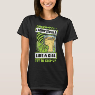 Tequila Girl Cocktail Drink - Alcohol Tequila T-Shirt