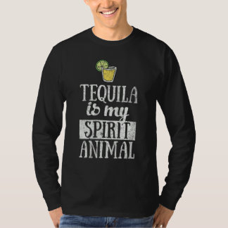 Tequila Is My Spirit Animal  Cinco De Mayo Tequila T-Shirt
