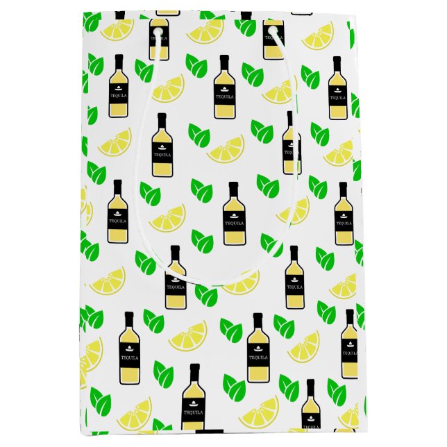Tequila & Lemon  Medium Gift Bag (Front)