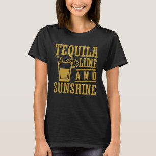 Tequila Lime And Sunshine Cinco De Mayo T-Shirt