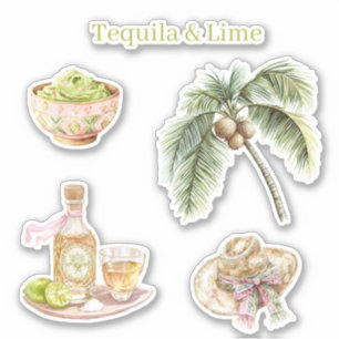 Tequila & Lime Guacamole Tropical Palm Tree Hat