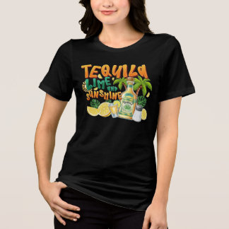 Tequila, Lime & Sunshine  Tri-Blend Shirt