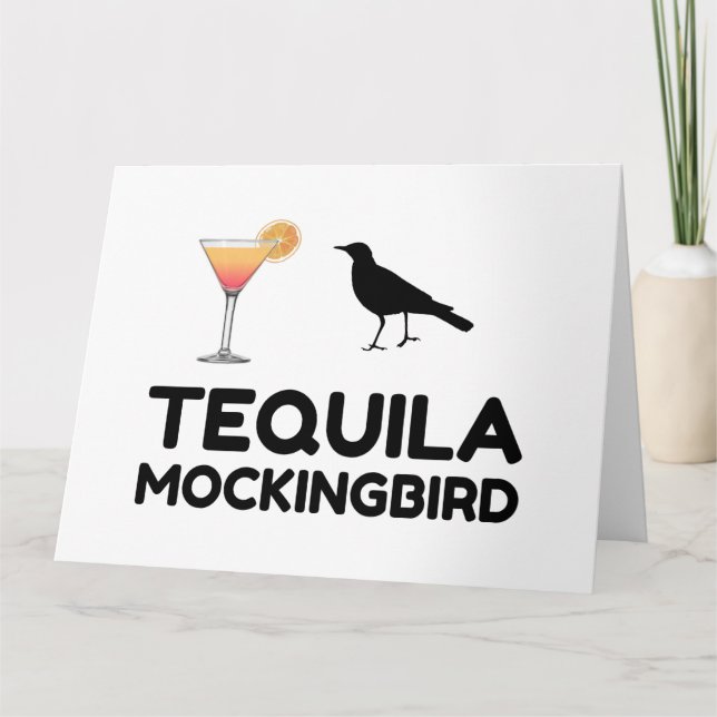 TEQUILA MOCKINGBIRD THANK YOU CARD (Front)