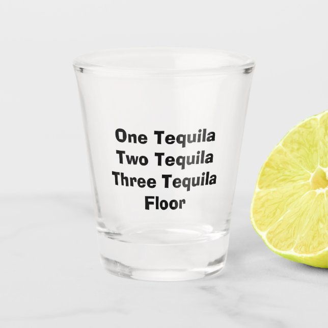 Tequila Shot Glass (Front)