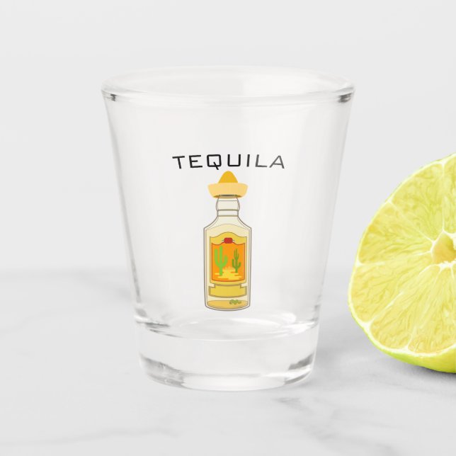 Tequila Shot Glass (Front)