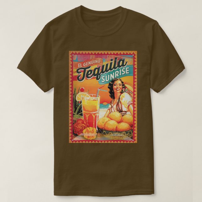 Tequila Sunrise 2 T-Shirt (Design Front)