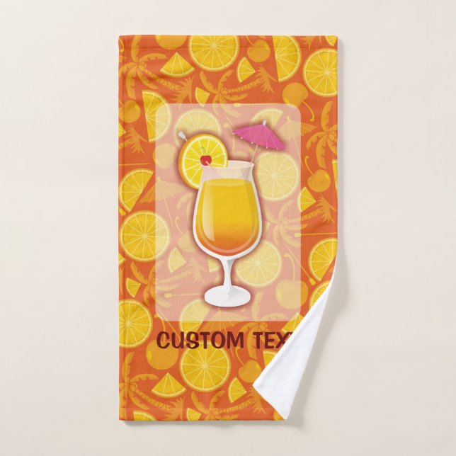 Tequila Sunrise Bath Towel Set (Hand Towel)