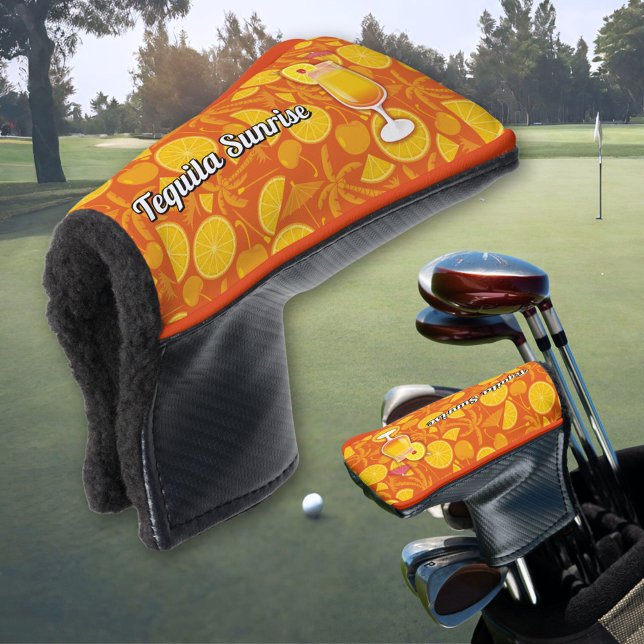 Tequila Sunrise Cocktail Golf Head Cover (Creator Uploaded)
