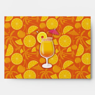 Tequila sunrise envelopes