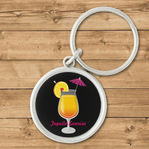Tequila Sunrise Key Ring