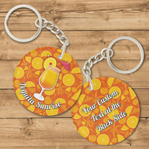 Tequila Sunrise Keychain