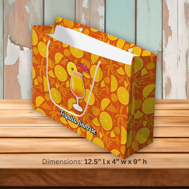 Tequila sunrise large gift bag (Creator Uploaded)