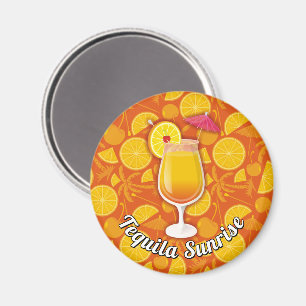 Tequila Sunrise Magnet