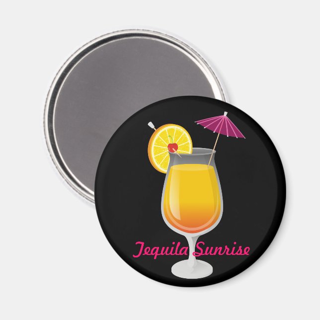 Tequila Sunrise Magnet (Front/Back)