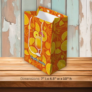 Tequila sunrise medium gift bag