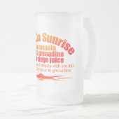 Tequila Sunrise mug - choose style & colour (Front Right)