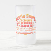 Tequila Sunrise mug - choose style & colour