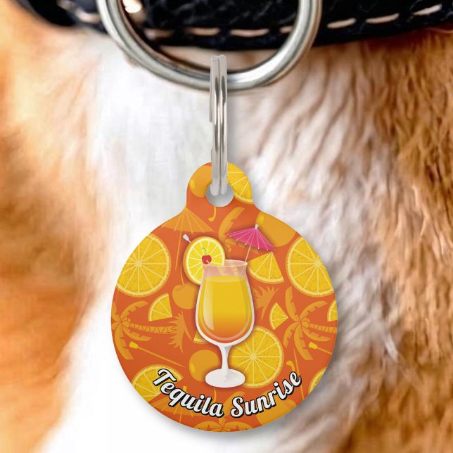 Tequila sunrise pet tag (Creator Uploaded)