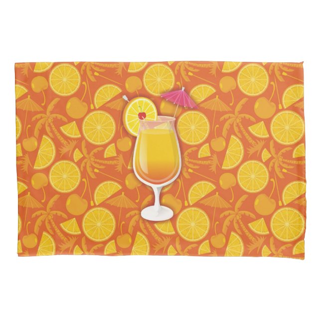 Tequila sunrise pillowcase (Front)