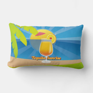 Tequila Sunrise Recipe Lumbar Cushion