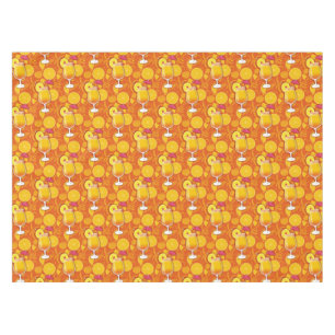 Tequila sunrise tablecloth