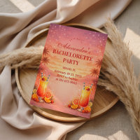 Tequila Sunrise Tropical Bachelorette Party