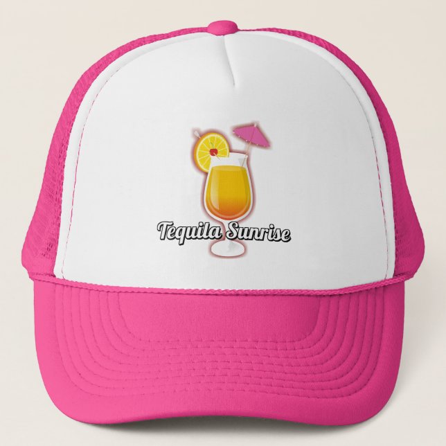 Tequila Sunrise Trucker Hat (Front)