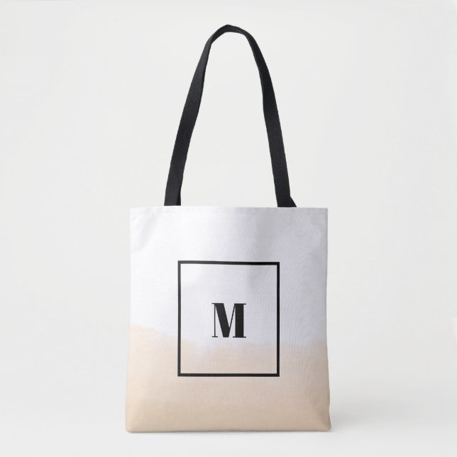 Tequila Watercolor Abstract Tote Bag (Front)