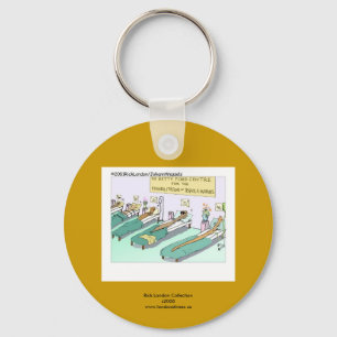 Tequila Worm Rehab Funny Cartoon Quality Key Chain