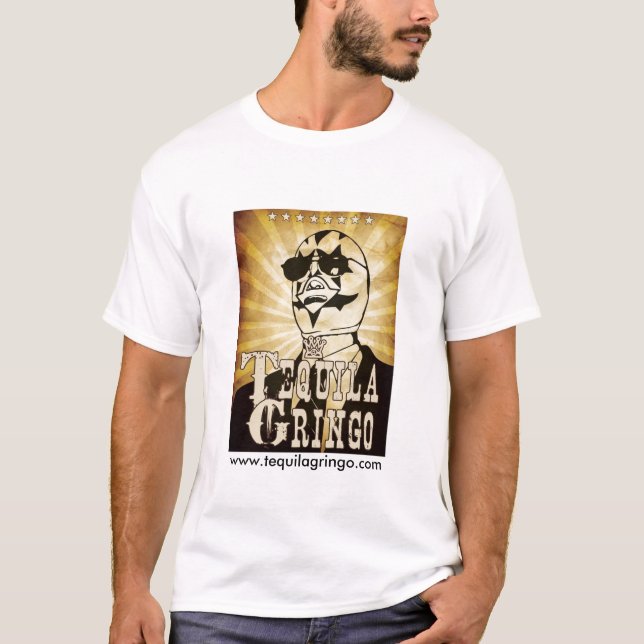 TequilaGringo.com Shirt in Martinez Orange (Front)