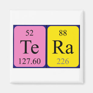 Tera periodic table name magnet