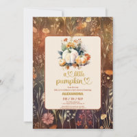 Teracotta Little pumpkin fall baby shower