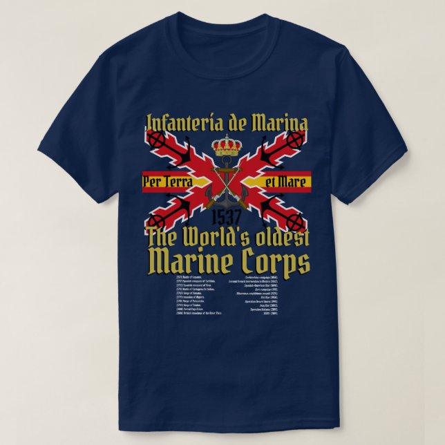 Tercio de Armada (Spanish Marines) T-Shirt (Design Front)