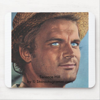 Terence Hill mit Stroh Hut Mouse Pad