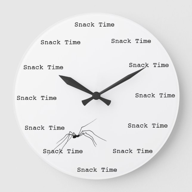 Terence The Spider "Snack Time" Clock (Front)
