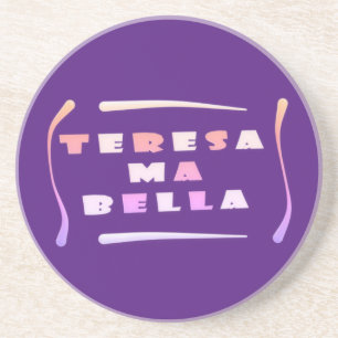 Teresa Bella made for her mixed colours Card P Coaster