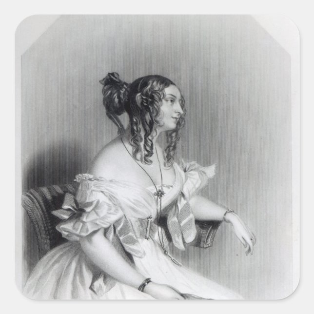 Teresa, Contessa Guiccioli Square Sticker (Front)