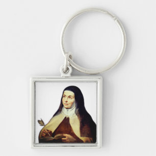 Teresa of Ávila by Rubens Key Ring