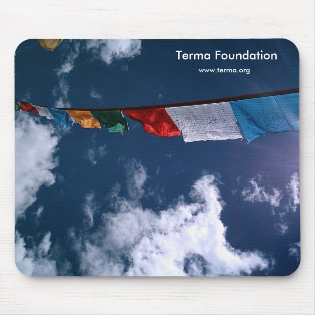 Terma Foundation Prayer Flag Mouse Pad (Front)