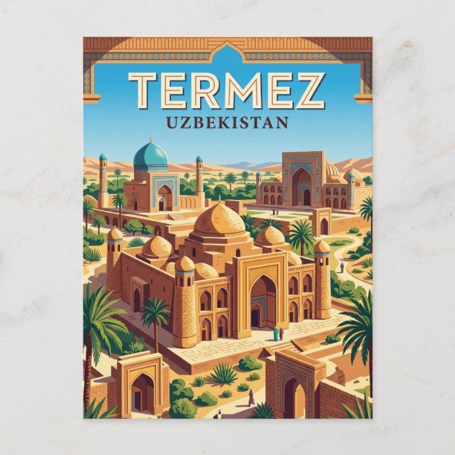Termez Uzbekistan Postcard (Front)