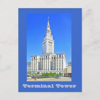Terminal Tower, Cleveland, Ohio, U.S.A. Postcard