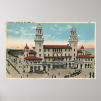 Terminal Train Station, Atlanta 1923 Vintage