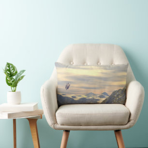 Terminal Velocity Peregrine Falcon Lumbar Cushion