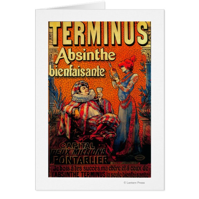 Terminus Absinthe Vintage PosterEurope (Front)