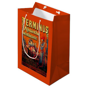 Terminus Absinthe Vintage PosterEurope Medium Gift Bag