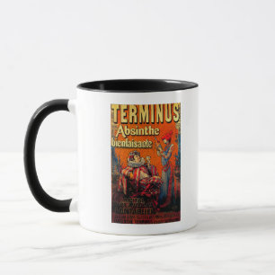 Terminus Absinthe Vintage PosterEurope Mug