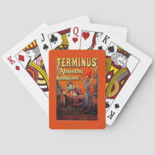 Terminus Absinthe Vintage PosterEurope Playing Cards