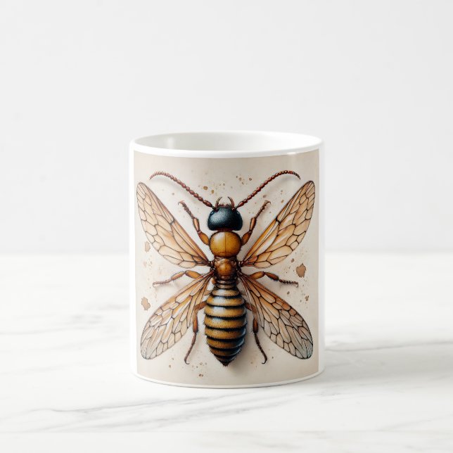 Termites 151024IREF249 - Watercolor Coffee Mug (Center)