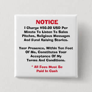 Terms and Conditions Button