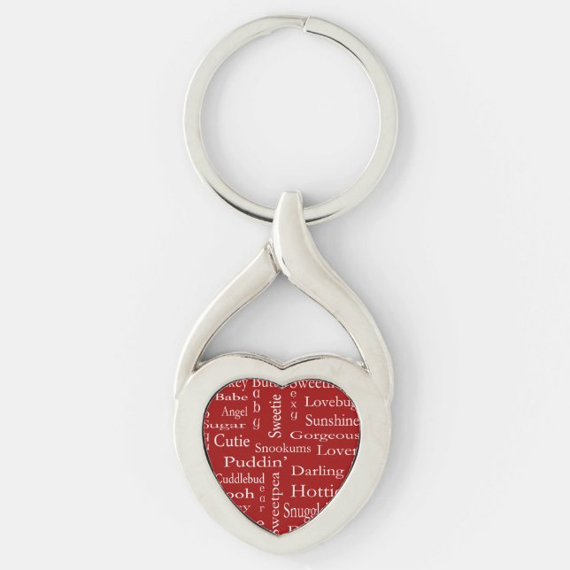 Terms Of Endearment by Shirley Taylor Key Ring (Front)